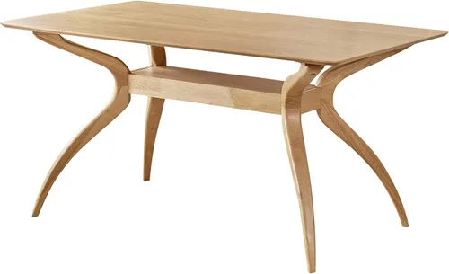 Vista 4 de Christopher Knight Home Salli Mesa de comedor de madera, acabado de roble natural