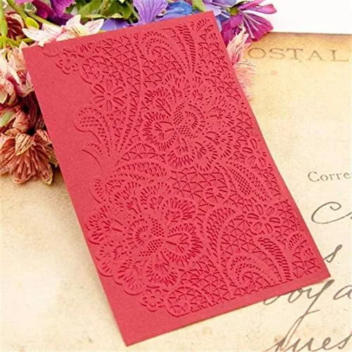 Vista 5 de Bienvenido a Joyful Home - Carpeta de grabación en relieve de fondo de flores grandes para hacer tarjetas, diseño floral, bricolaje, plástico, álbum