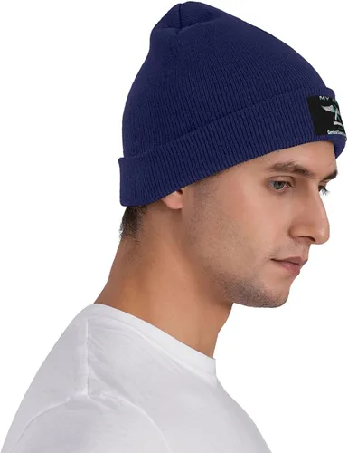 Vista 6 de Beanie Hat Unisex Stretchy Hat Soft Warmth Knit Hat Cap for Men & Women