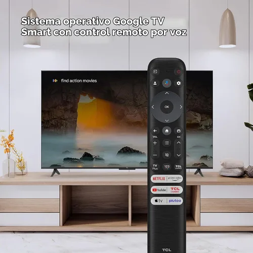 Vista 9 de TCL Smart TV Class S4 4K LED de 43 pulgadas con Google TV (modelo 43S450G, 2023), Dolby Vision, HDR Pro, Dolby Atmos, Google Assistant integrado