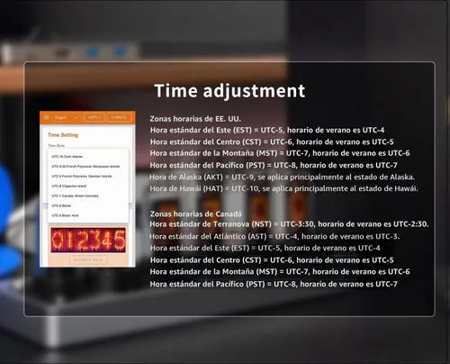 Vista 5 de Reloj de Tubo Nixie IPS de Adventurers, Simulación Creativa de Reloj de Tubo Nixie Electrónico de Bricolaje con Pantalla LCD IPS de 6 Bits, 12/24