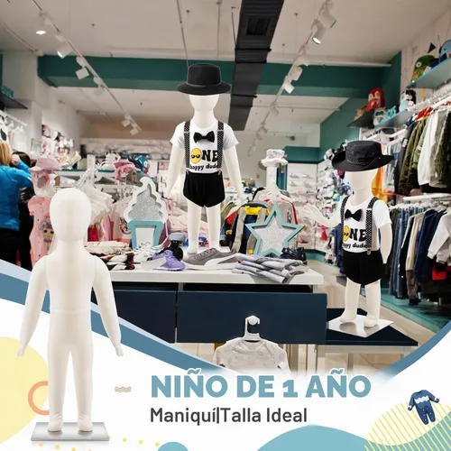 Vista 5 de DoubleFill - Maniquí para bebé de 1 año de edad, para niño pequeño