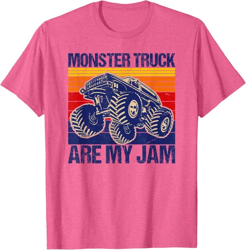 Vista 36 de Monster Truck Are My Jam For Monster Truck Lovers - Camiseta para hombres y niños, Blanco