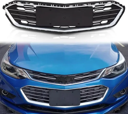 Vista 10 de PIT66 Parachoques delantero inferior rejilla media/inferior compatible con Chevy Cruze 2011 2012 2013 2014 (no es compatible con el modelo ECO)