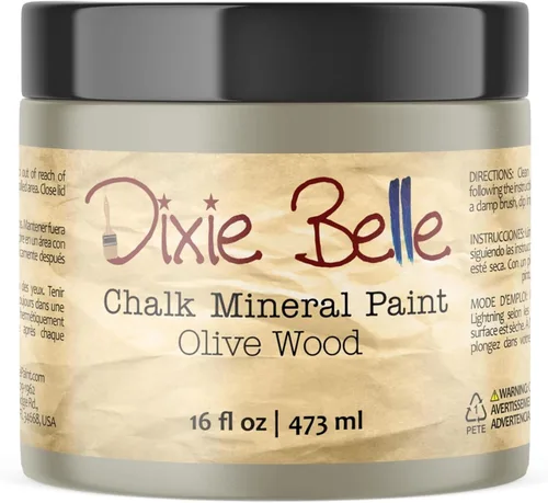 Vista 178 de Pintura para muebles con acabado de tiza Dixie Belle Paint Company - Amatista (4oz) - Pintura mineral de tiza chic púrpura profundo mate