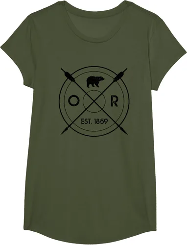 Vista 61 de Oregon Beaver State Bear OR Est. 1859 - Camiseta de regalo, gris, S