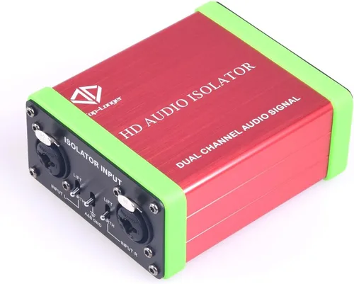 Vista 7 de Transformador de eliminación XRL/6.35/TRS / 1/4 TS Aislamiento de audio Detener el zumbido o zumbido no deseado de los sistemas de sonido y PA