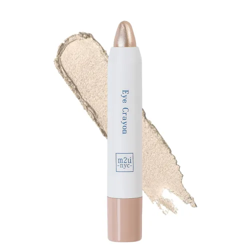 Vista 17 de M2U NYC Lápiz de sombra de ojos ultra cremoso (borgoña) Crema brillante en lápiz – Lápiz iluminador de ojos hidratante en barra e iluminador