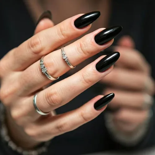 Vista 11 de Uñas postizas medianas a presión con forma de almendra y nude K-Nude