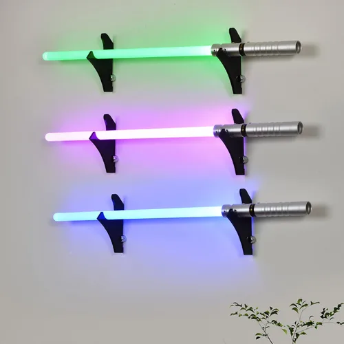 Vista 6 de Soporte para sables de luz - Soporte para sable de luz de plexiglás negro