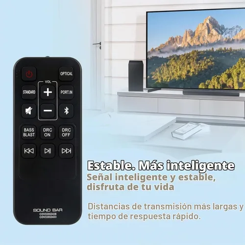 Vista 5 de COV33552438 Reemplazo remoto para LG Sound Bar SK1