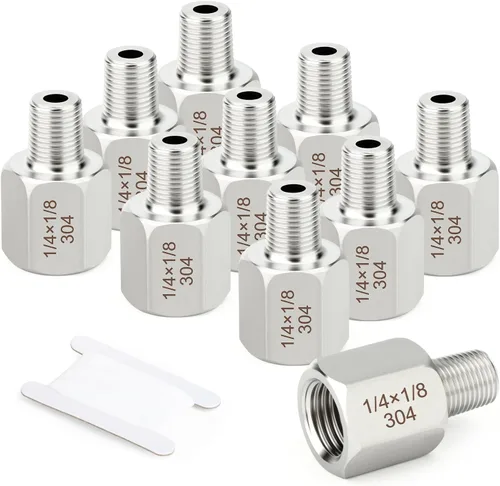 Vista 20 de TAISHER 1 pieza de 25 mm NPT macho x 50 mm NPT hembra, adaptador reductor, pieza de tubería de acero inoxidable 304