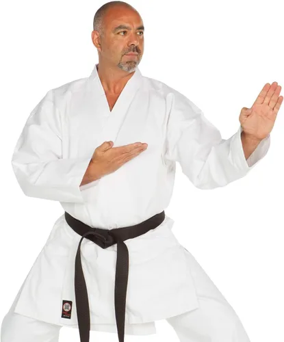 Vista 2 de Ronin Karate Top Chaqueta de karate de peso medio Suave 100% algodón de taladro 9 onzas Chaqueta de artes marciales