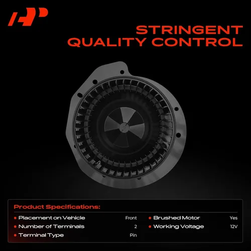 Vista 3 de A-Premium Motor soplador de calefactor delantero HVAC compatible con Ford F-150, F-250, F-350, Bronco, F-450 Super Duty, F Super Duty - Reemplazar #