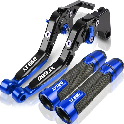 Vista 19 de Para Yamaha XT660 XT660X XT660R XT660Z 2004-2020 Palancas de embrague de freno extensibles plegables para motocicleta, embrague de freno ajustables
