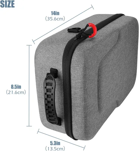 Vista 6 de ProCase Hard Travel Case Compatible for Meta Oculus Quest 2Oculus Quest VR Gaming Headset and Controllers Accessories, Shockproof Hard Shell