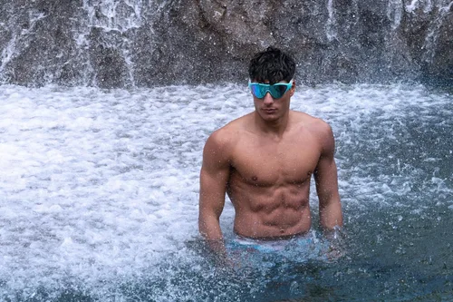 Vista 9 de ARENA Gafas de natación unisex para adultos, gafas de natación para hombres y mujeres, de gran ajuste, espejo de policarbonato/lente sin espejo