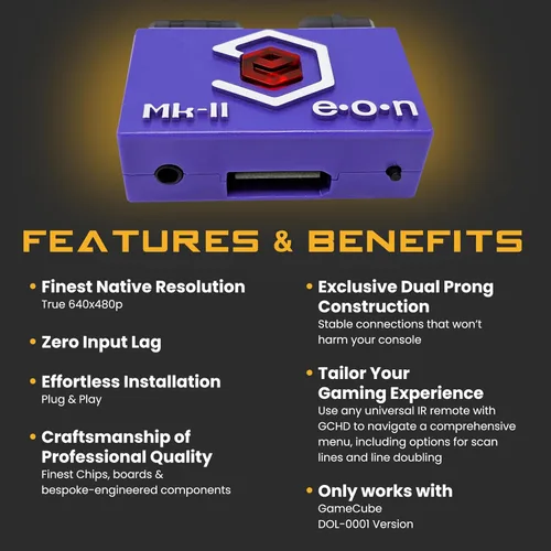 Vista 5 de EON GCHD Mk-II Adaptador HDMI Gamecube (HDMIndigo)