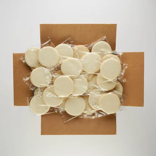 Vista 3 de Paquete de 50 galletas de azúcar Smiley® sin glaseado de forma redonda sin nueces