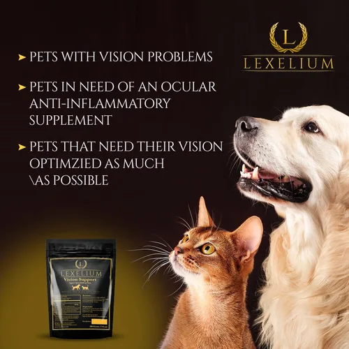 Vista 4 de Suplemento para la visión y la vista para perros y gatos, fortificado con zeaxantina, arándano, luteína y betacaroteno, 7.05 oz