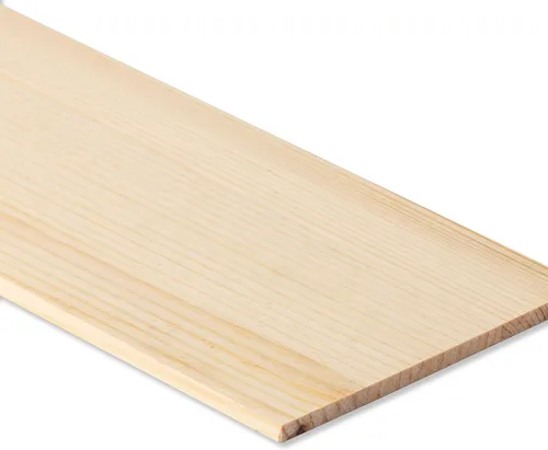 Vista 2 de Make Market Madera de pino de 12 pulgadas, tablón de madera sin terminar para proyectos, decoración, artes y manualidades, paquete de 12