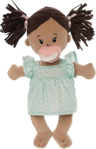 Vista 2 de Muñeca de bebé suave Love, Stella de Manhattan Toy - Beige con coletas marrones, para niños de 1 año en adelante