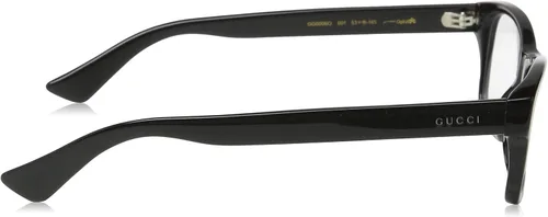 Vista 3 de Gucci GG0006O - Marco óptico 001 negro negro transparente 2087in Negro