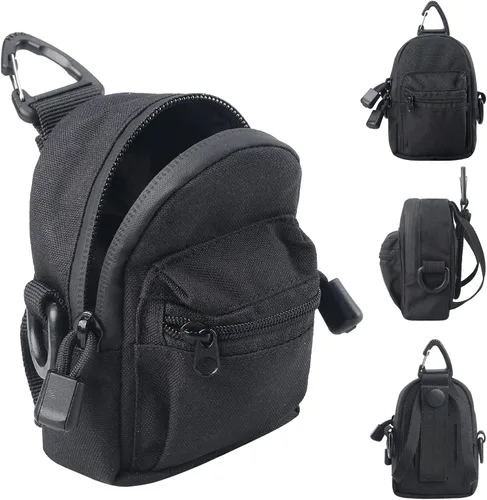Vista 4 de WYNEX Bolsa Táctica Compacta EDC, Organizador de Bolsas con Bolsillo de Cremallera Utilitario, Bolsas Pequeñas, Accesorios, Mini Monedero, Llavero