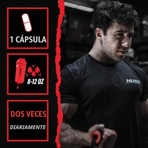 Vista 5 de Huge Supplements Suplemento de Ecdysterone, constructor muscular natural para hombres, 1000 mg beta ecdysterone por porción, dosificado óptimamente