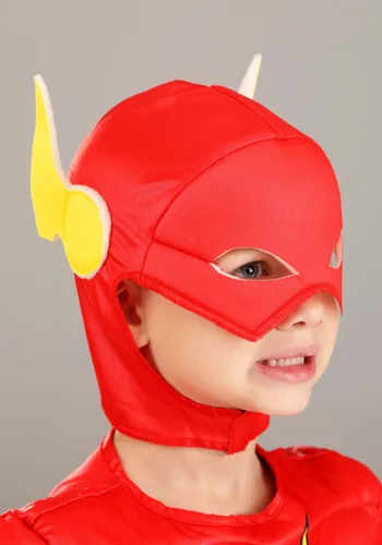 Vista 2 de Disfraz Deluxe de Flash para Niño Pequeño Multicolor