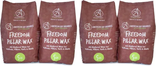 Vista 12 de American Soy Organics Freedom - Perlas de cera de soja, 1 libra Paraffin-Free, Natural Candle Making Supplies, Microwavable Beads, DIY Candle