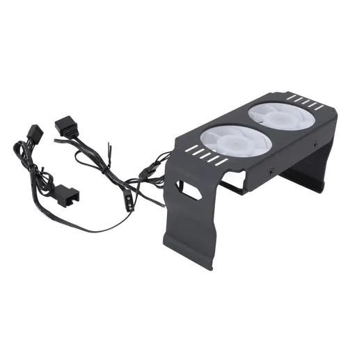 Vista 5 de RAM ARGB, ventilador de refrigeración de memoria RAM, memoria eficiente de disipación de calor, para DDR DDR2 DDR3 DDR4 DDR5 (negro)