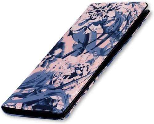 Vista 167 de HUA ANGEL Billetera ultra delgada para mujer, con bloqueo RFID, tarjetero de crédito, plegable, largo, hebilla magnética, billete para mujer, Owl