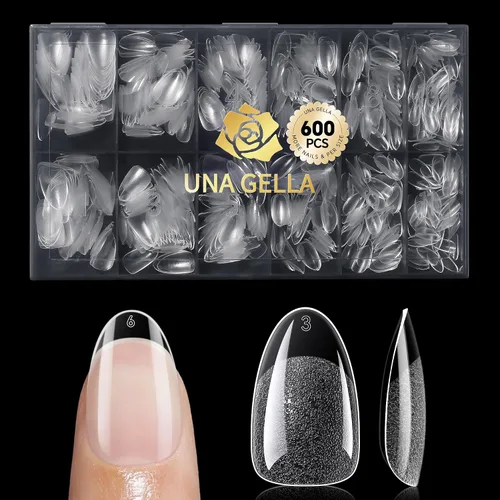 Vista 17 de UNA GELLA Pegamento de uñas de gel 6 en 1 para puntas de uñas transparentes