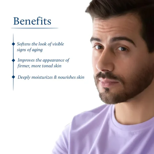 Vista 4 de Blue Nectar Crema facial humectante, crema antienvejecimiento ayurvédica antiarrugas para piel envejecida, mezcla antigua de azafrán y cúrcuma