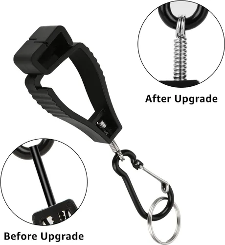 Vista 4 de Glove Clips for Work Glove Holders, Glove Holder Clip Gloves Clip for Construction