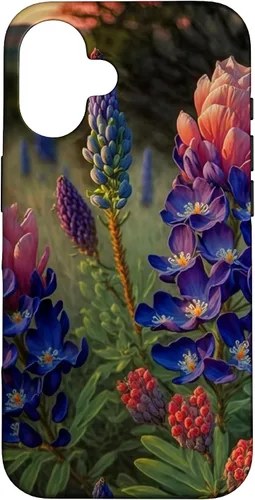 Vista 32 de Texas Rose Colored Bluebonnets Case for iPhone 17