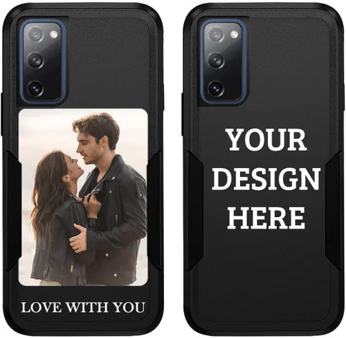 Vista 12 de Funda protectora personalizada con foto para Samsung Galaxy S20 FE 5G, con imagen, texto, logotipo, [probada en caídas de grado militar]