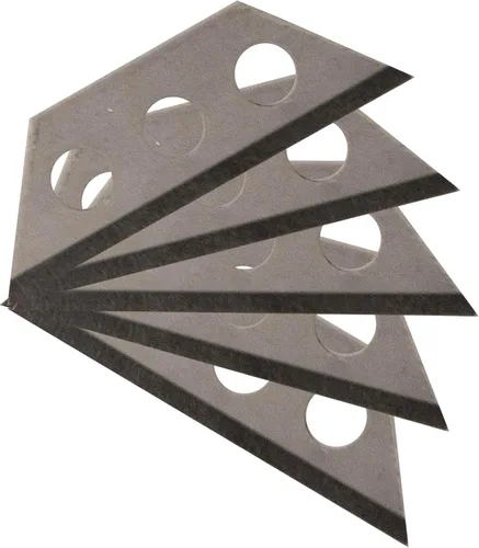 Vista 3 de ALLWAY MKB5 - Cuchillas de micro, color plateado, 5 unidades (paquete de 1)