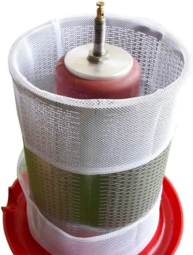Vista 8 de Bolsa de filtro para prensa de frutas y vino de capacidad de 1.6 galones, paquete de 2