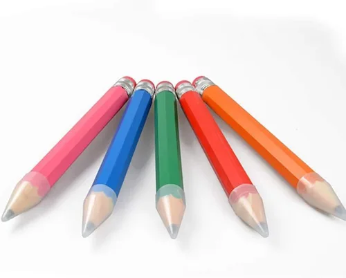 Vista 3 de Nice purchase Big Pencils For Kid Giant Wooden Jumbo Pencil So Cool (3 pack(orange-yellow))