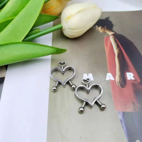 Vista 4 de Piercing de pezón de acero inoxidable 316L con forma de corazón para pezón, joyería para mujeres y hombres