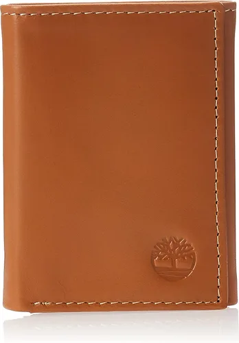 Vista 10 de Timberland Billetera triple de cuero para hombre con ventana de identificación