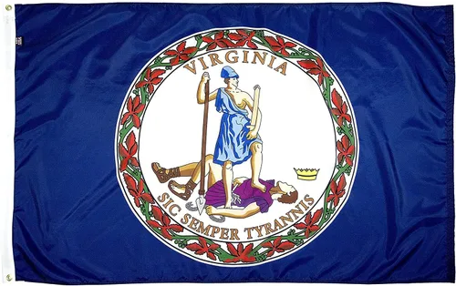 Vista 75 de FlagSource Bandera del estado de Alabama, material de nailon 200D con certificación FMAA, resistente, fabricada en Estados Unidos, resistente a