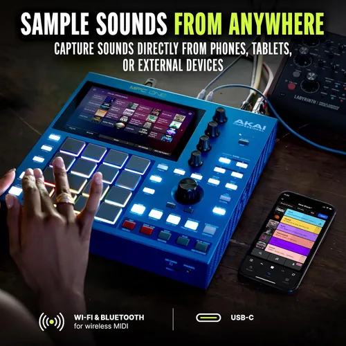 Vista 5 de Akai Professional MPC One G2 Next-Generation Standalone Production Center