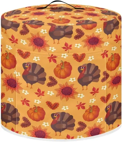 Vista 10 de Cubierta antipolvo para olla a presión con estampado floral de pájaros, compatible con 3 cuartos de galón, cubierta antipolvo instantánea duradera