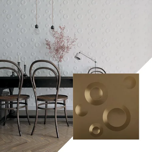 Vista 9 de Ekena Millwork WP12X12COWH Cole EnduraWall - Paneles decorativos de pared 3D de 11 7/8 pulgadas de ancho x 11 7/8 pulgadas de alto, color blanco