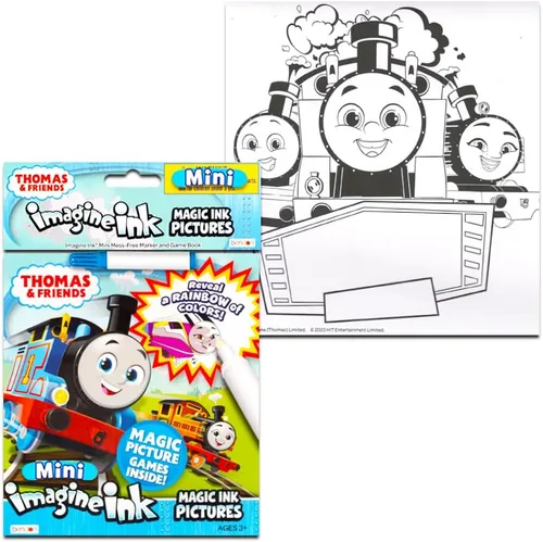 Vista 2 de Thomas The Train Imagine - Juego de libro de tinta y libro de calcomanías