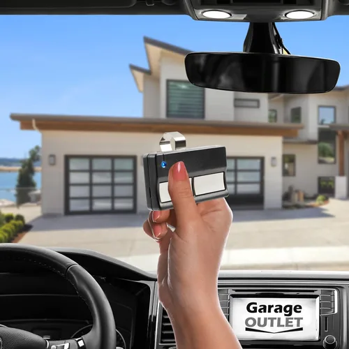 Vista 3 de 2 controles remotos Garage Outlet para abrepuertas de garaje 971LM 972LM