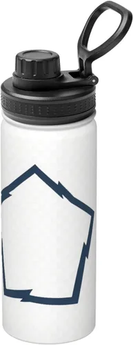 Vista 13 de Geometric Creatures - Hervidor de agua aislado de acero inoxidable Botella de agua divertida con estampado Ideal para deportes y viajes